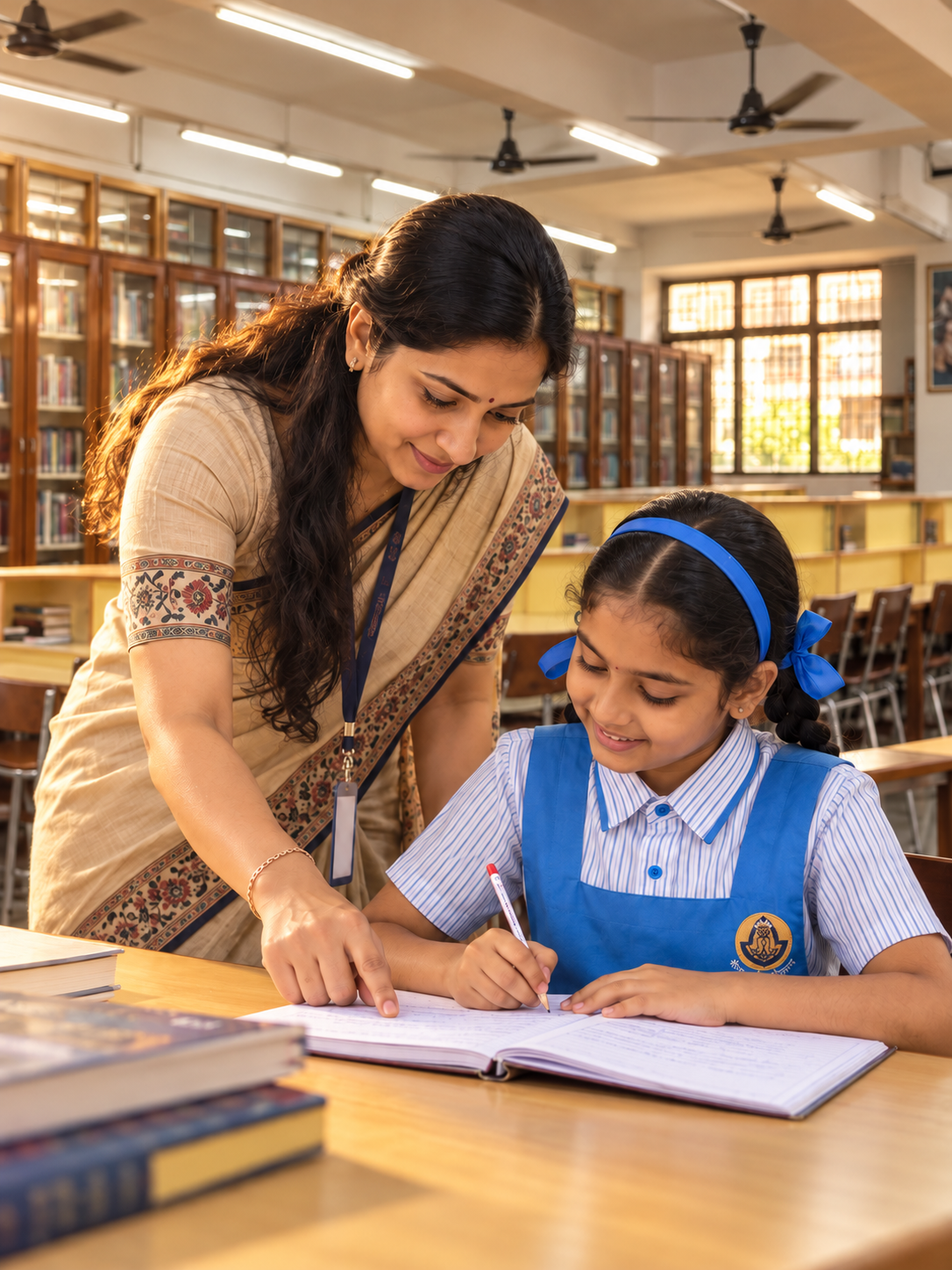 Joyful students at school